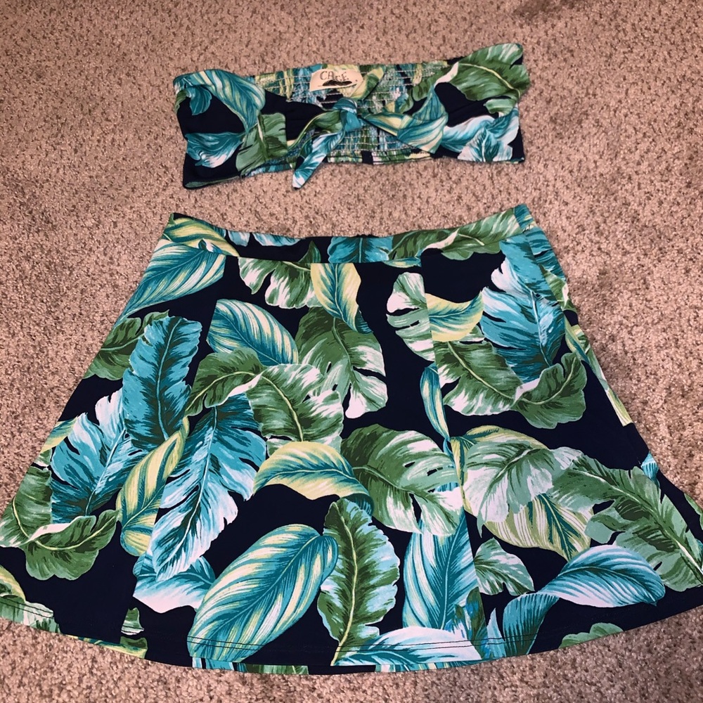 Women’s tropical two-piece set🌴